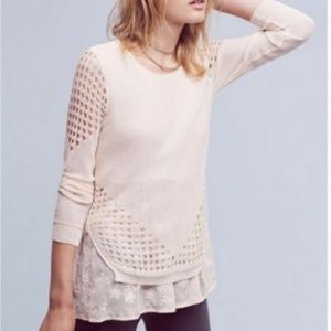 Anthropologie Sunday in Brooklyn Fiona Layered Top